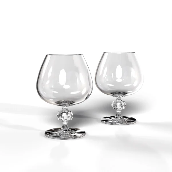 Alloway Brandy Glass Pair - Image 2