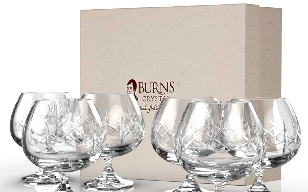 Mauchline Brandy Glass Gift Set of 6